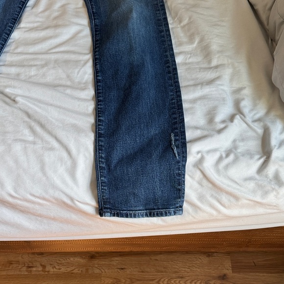 7 For All Mankind Dark Blue Straight Jeans - Picture 4 of 4